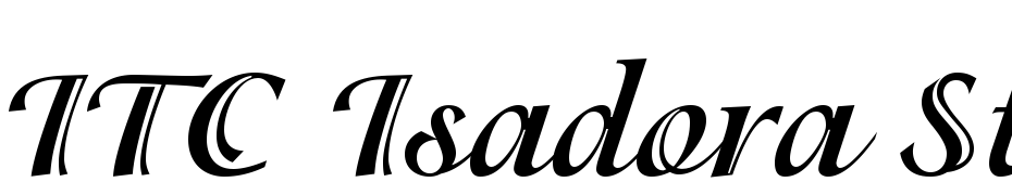 ITC Isadora Std Bold Yazı tipi ücretsiz indir